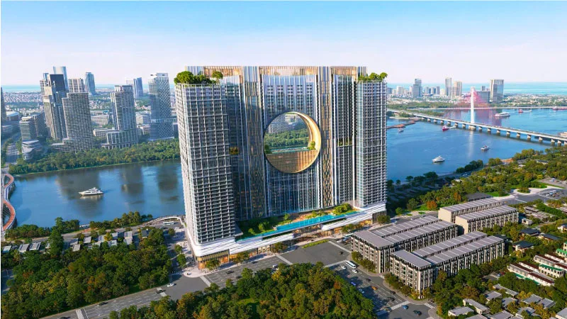 Phối cảnh tổng thể Sun Galaxy Complex Đà Nẵng